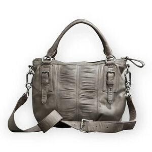 Liebeskind Berlin Gine  Vintage Taupe Leather Crossbody Bag